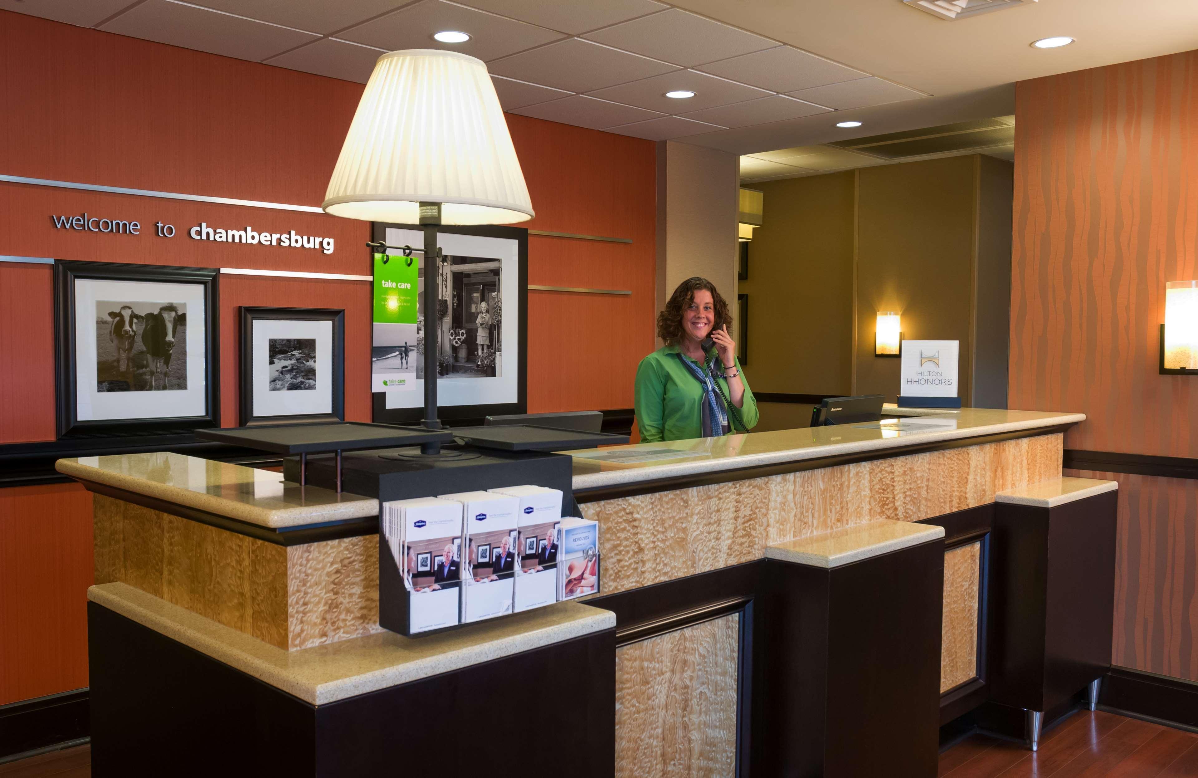 Hampton Inn Chambersburg Interior foto